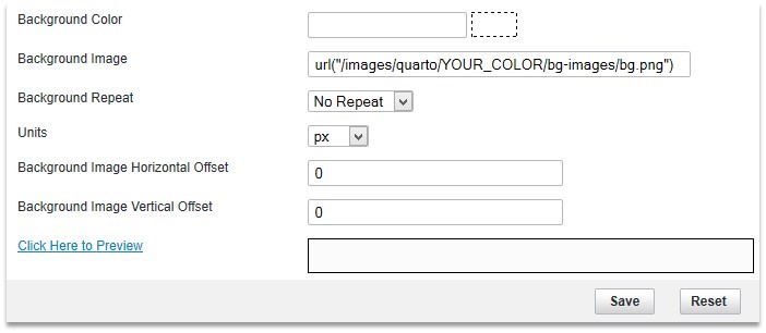 Background image style variable
